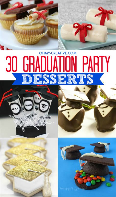 best desserts for graduation party|More.